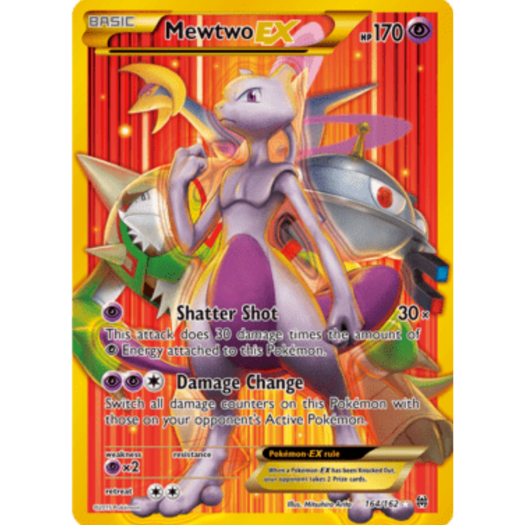 Mewtwo EX (164 Secret Full Art) 164/162 - Holofoil XY BREAKthrough - Secret Rare