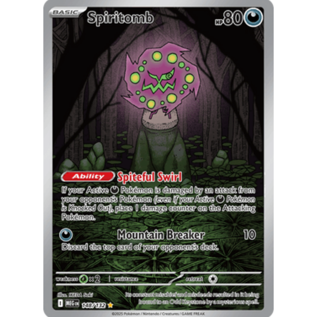 Spiritomb 148/132 - Holofoil ME01 Mega Evolution - Shiny Rare
