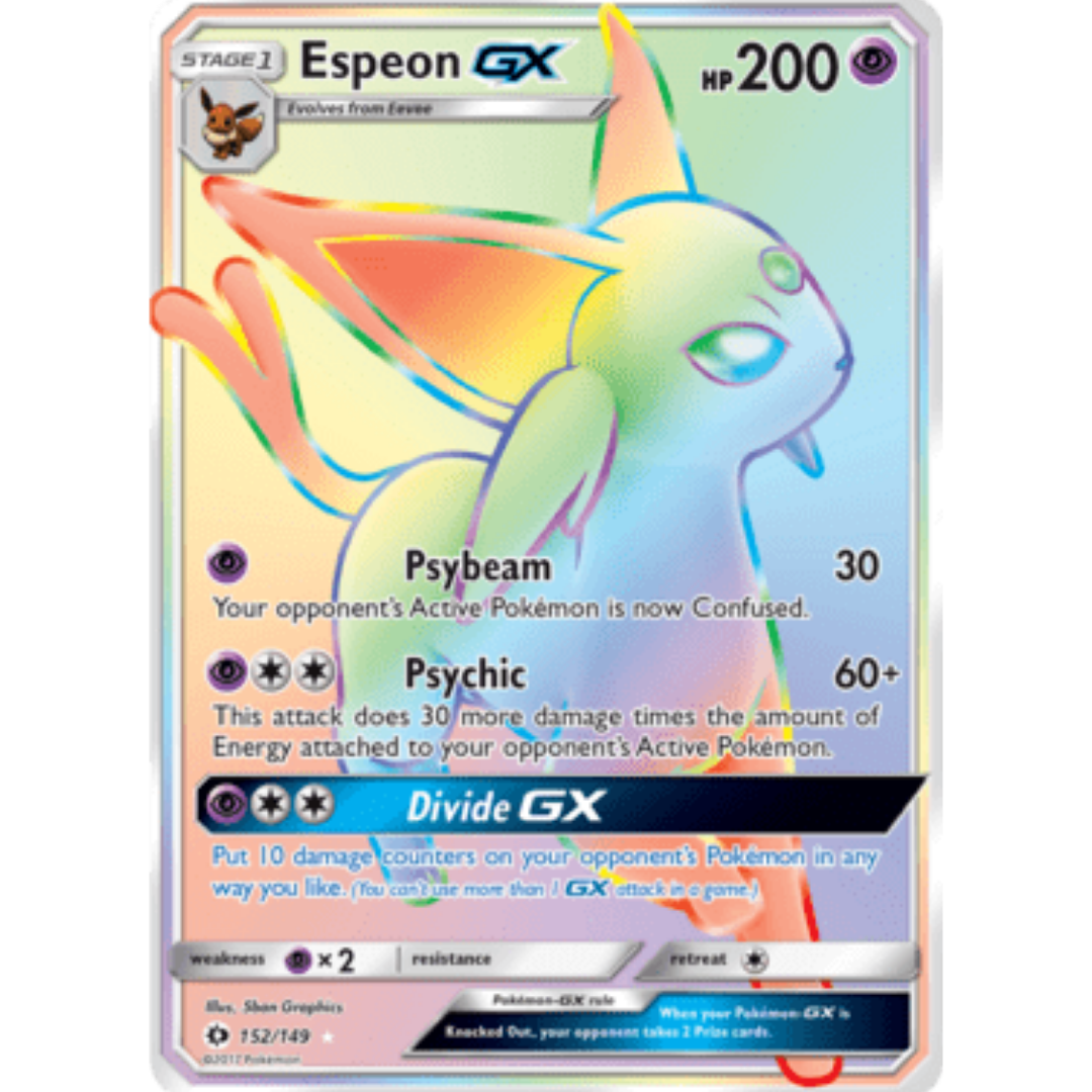 Espeon GX (Secret) - Holofoil SM Base Set - Secret Rare