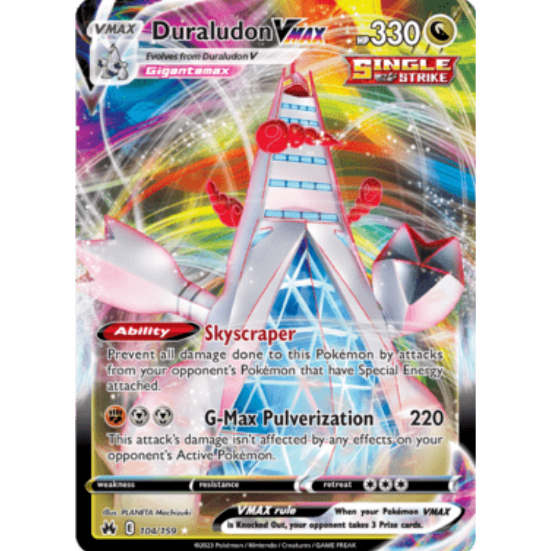 Duraludon VMAX 104 - Holofoil SWSH Crown Zenith - Ultra Rare