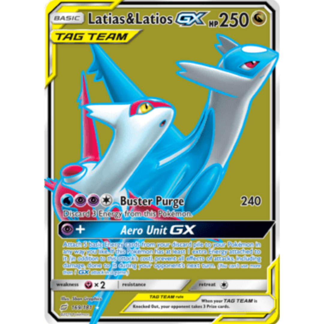 Latias & Latios GX (Full Art)/181 - Holofoil SM Team Up - Ultra Rare