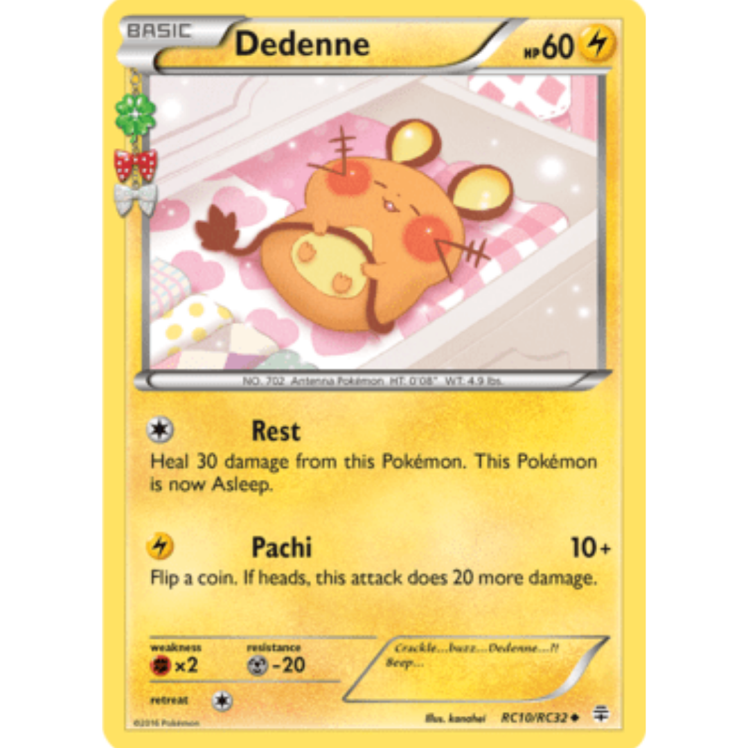 Dedenne RC10/RC32 - Holofoil Generations Radiant Collection - Uncommon