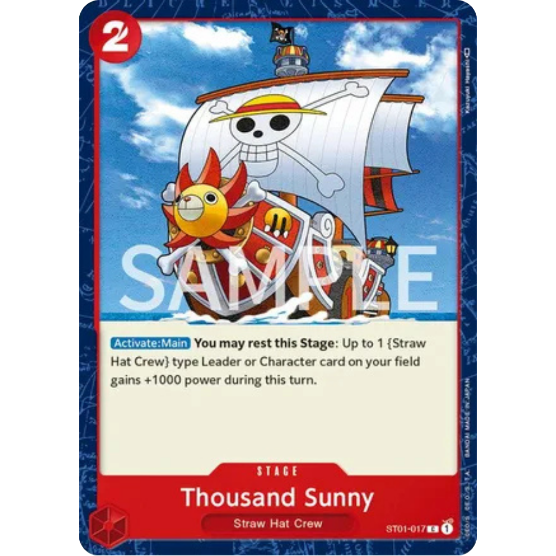 Thousand Sunny (ST01-017) - Revision Pack Cards