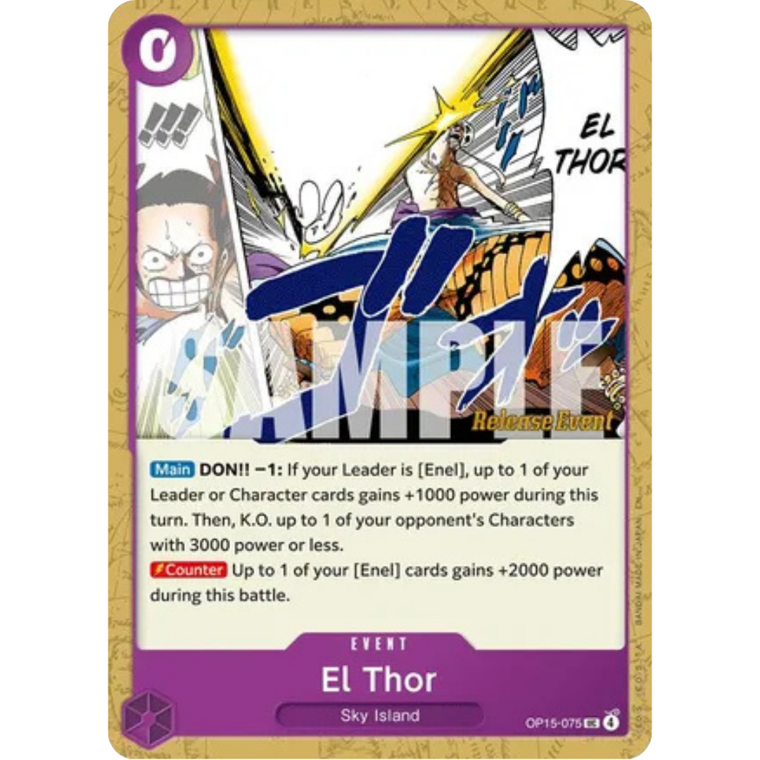 El Thor (OP15-075) - Adventure on Kami's Island Release Event Cards