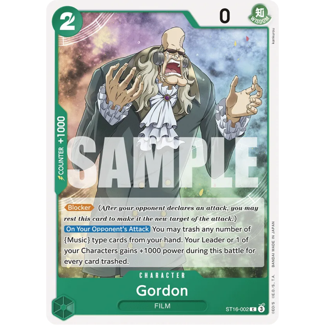 Gordon (ST16-002) - Starter Deck 16: GREEN Uta