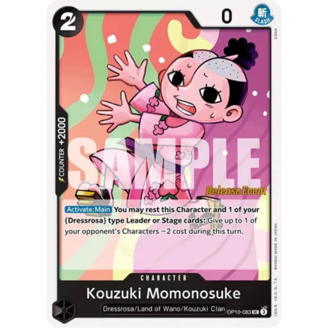 Kouzuki Momonosuke (083) (OP10-083) - Royal Blood Release Event Cards