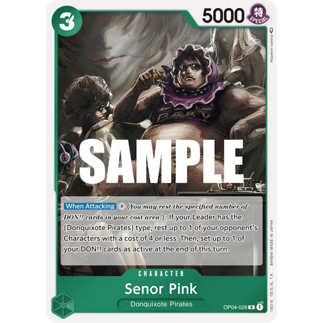 Senor Pink (OP04-026) - Kingdoms of Intrigue Foil
