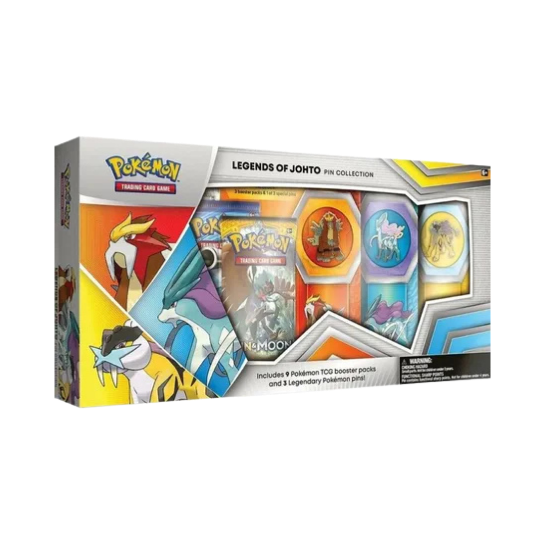 Legends of Johto Pin Collection