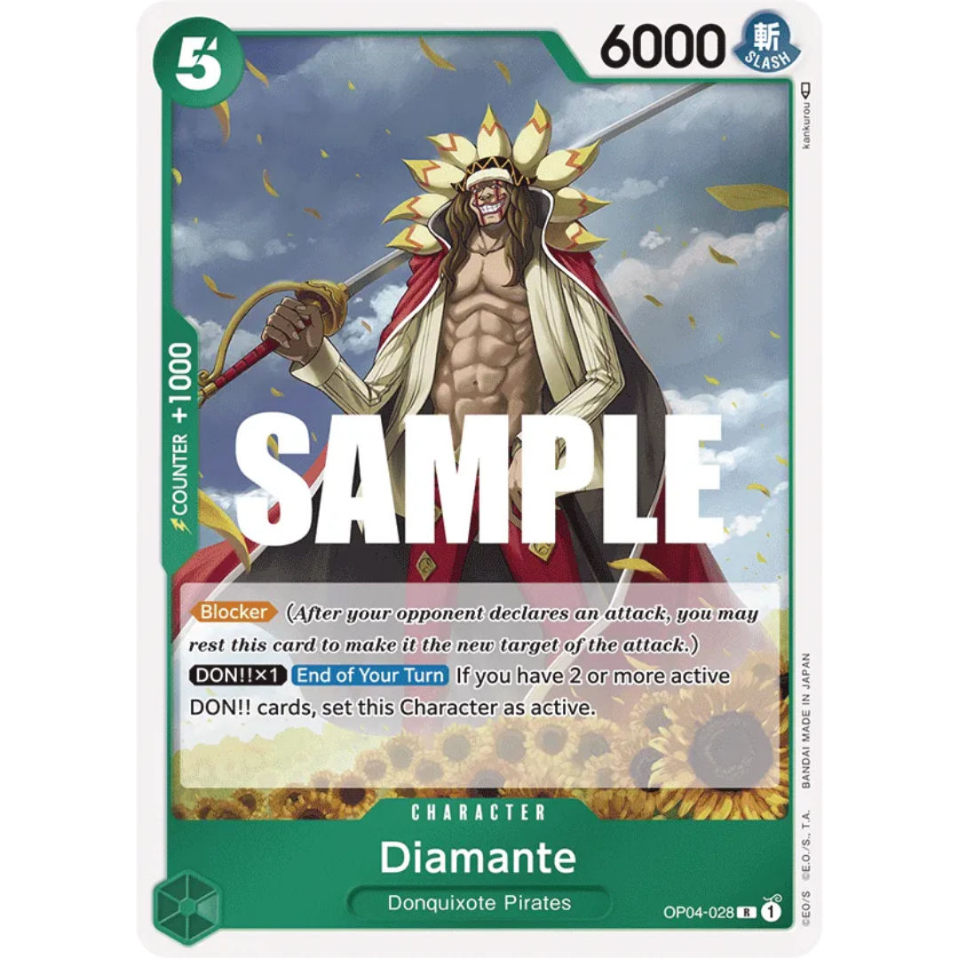 Diamante (OP04-028) - Kingdoms of Intrigue Foil