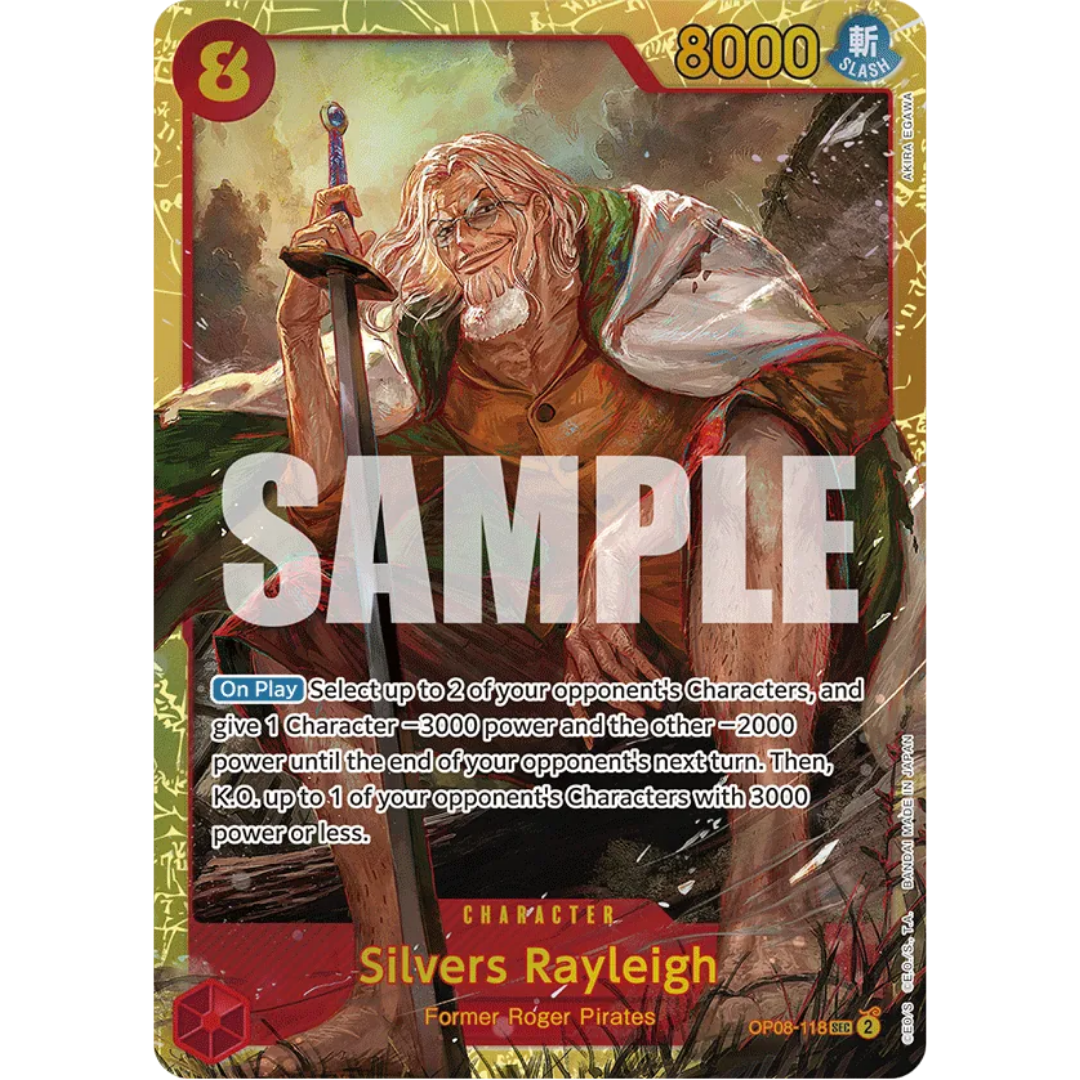 Silvers Rayleigh (OP08-118) - Two Legends Foil