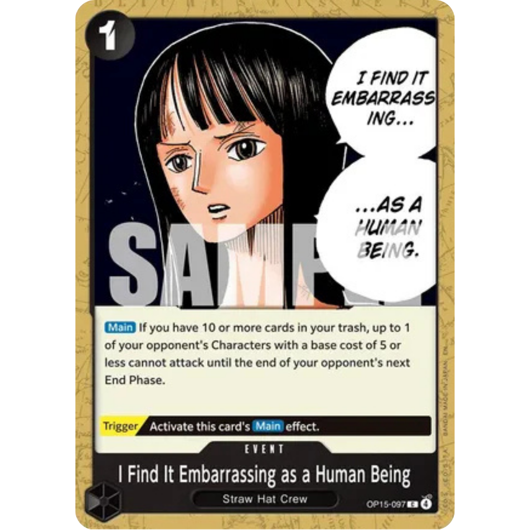 I Find It Embarrassing as a Human Being (OP15-097) - Adventure on Kami's Island