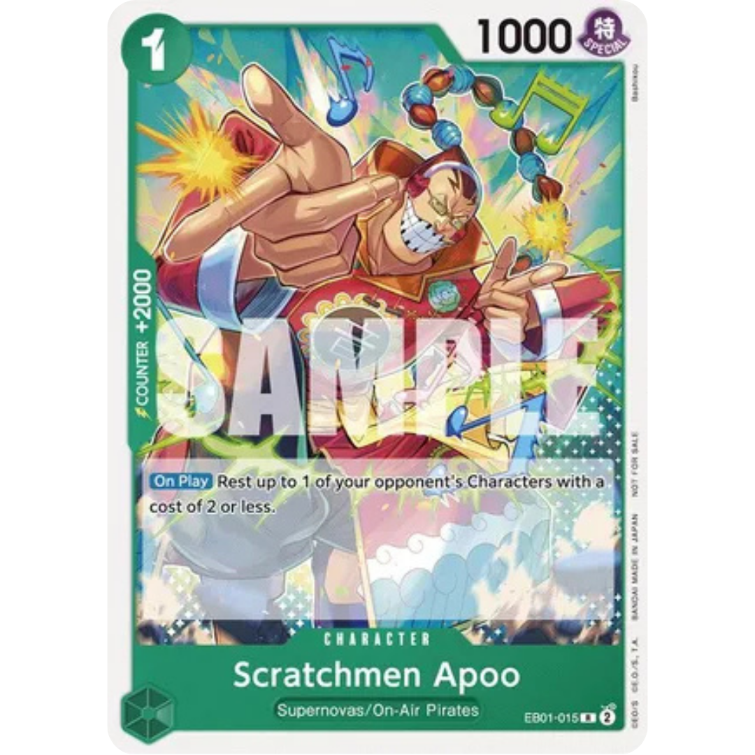 Scratchmen Apoo (Tournament Pack 2025 Vol. 2) (EB01-015) - One Piece Promotion Cards