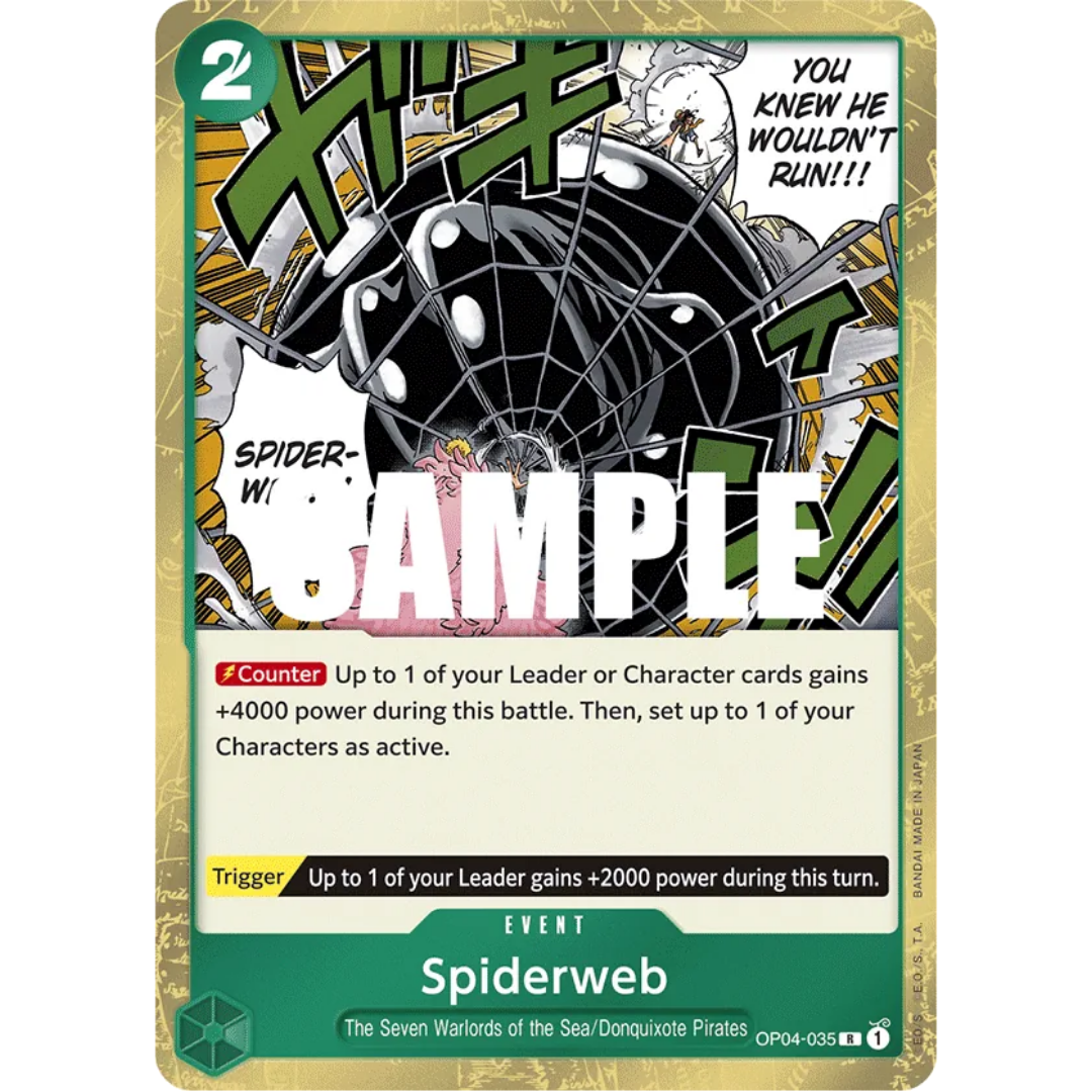 Spiderweb (OP04-035) - Kingdoms of Intrigue Foil