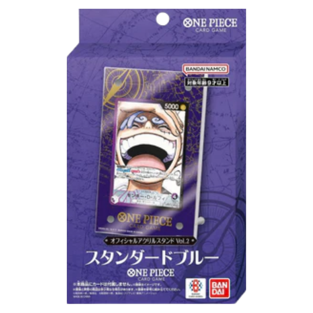 One Piece Card Game Official Acrylic Card Stand Vol.2 - Standard Blue