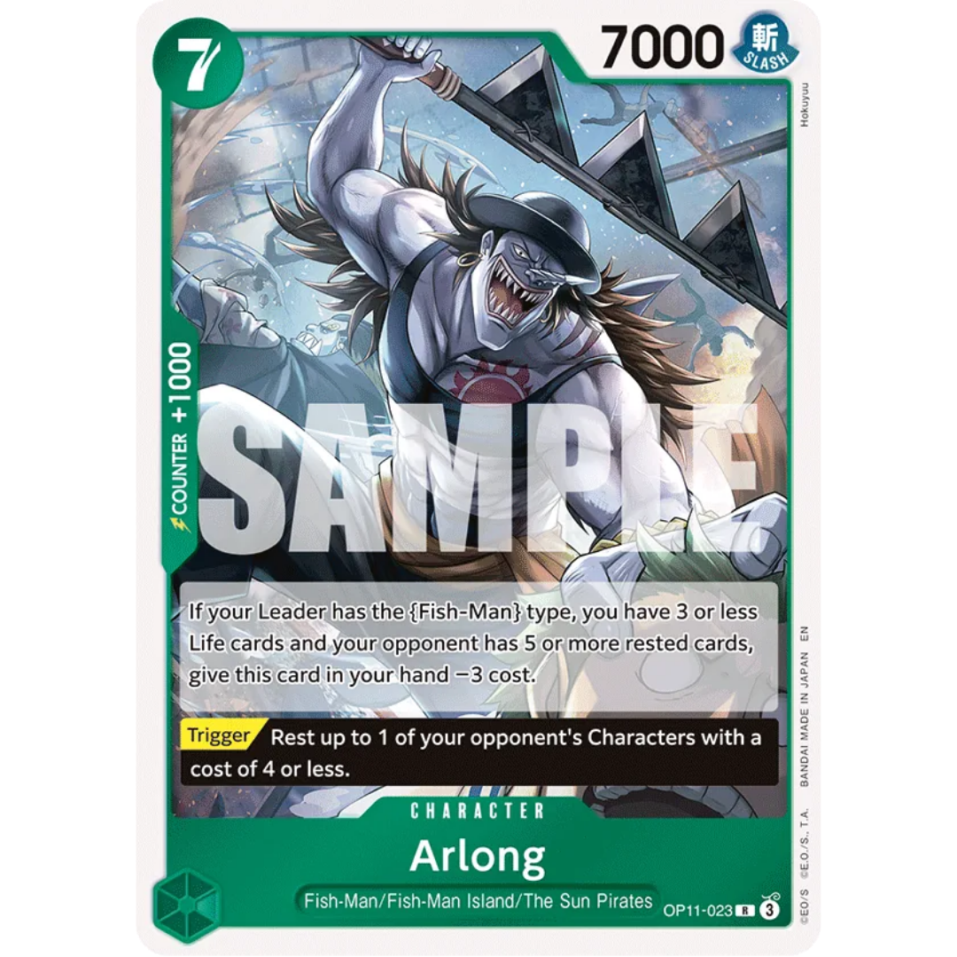 Arlong (OP11-023) - A Fist of Divine Speed Foil