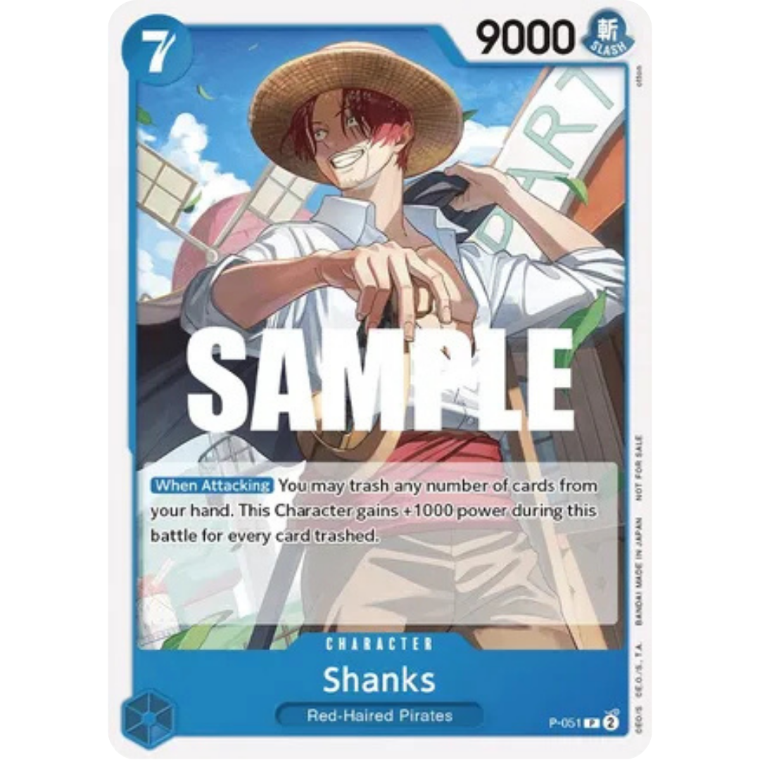 Shanks (Sealed Battle Kit Vol. 1) (P-051) - One Piece Promotion Cards