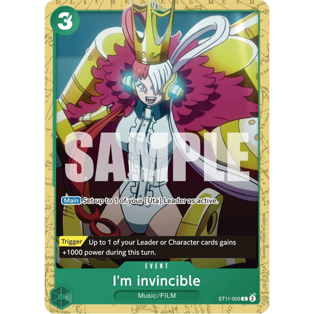 I'm invincible (ST11-005) - Starter Deck 16: GREEN Uta