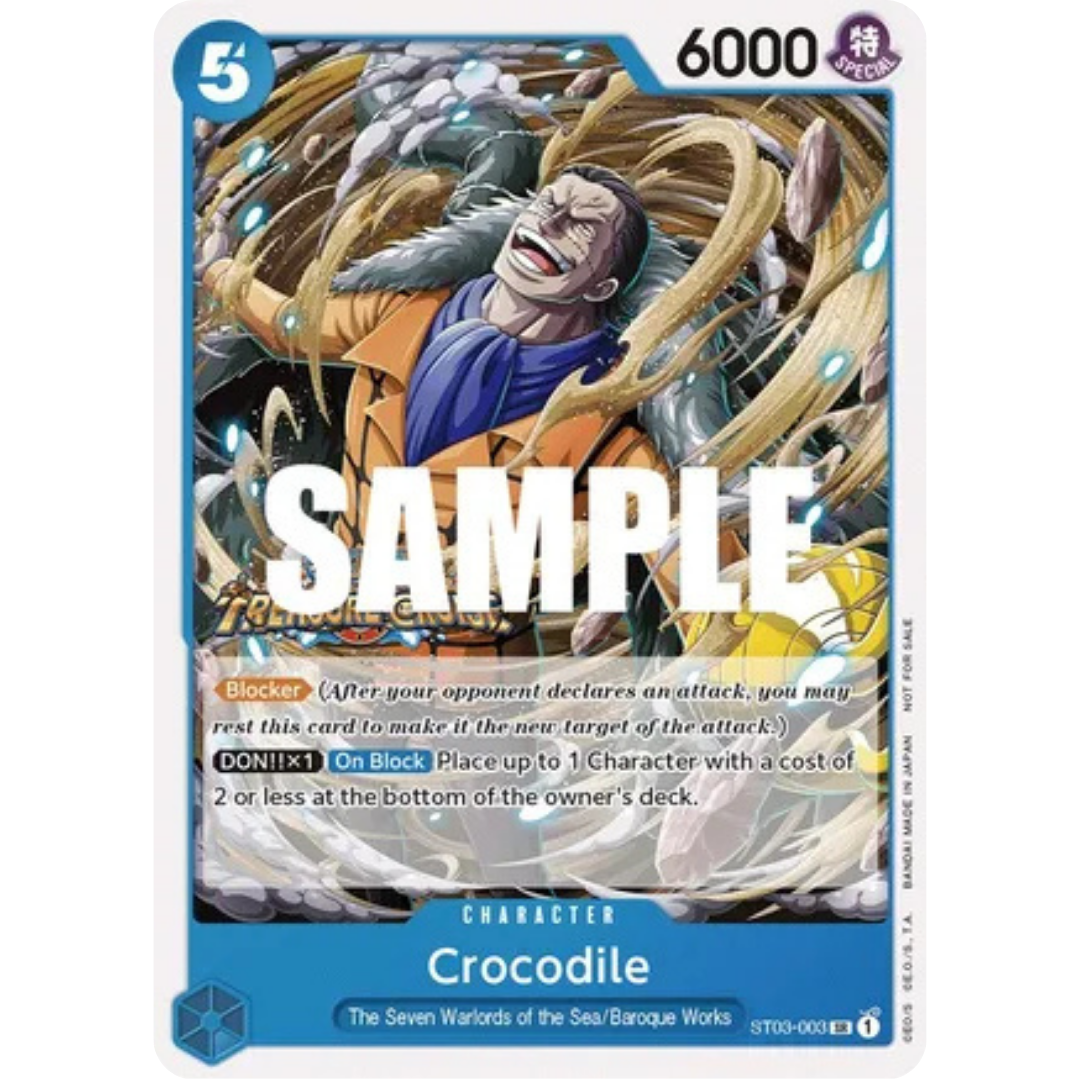 Crocodile (Tournament Pack Vol. 5) (ST03-003) - One Piece Promotion Cards