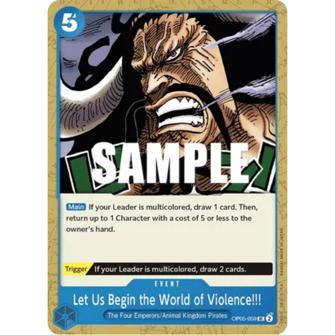 Let Us Begin the World of Violence!! (OP05-059) - Awakening of the New Era