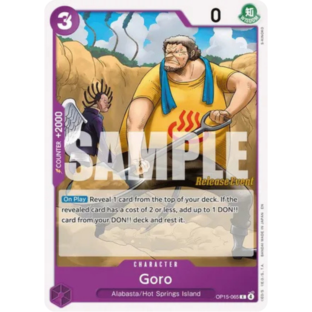 Goro (OP15-065) - Adventure on Kami's Island Release Event Cards