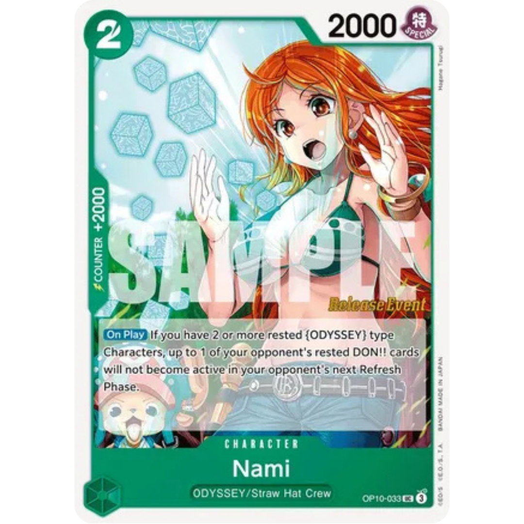 Nami (033) (OP10-033) - Royal Blood Release Event Cards