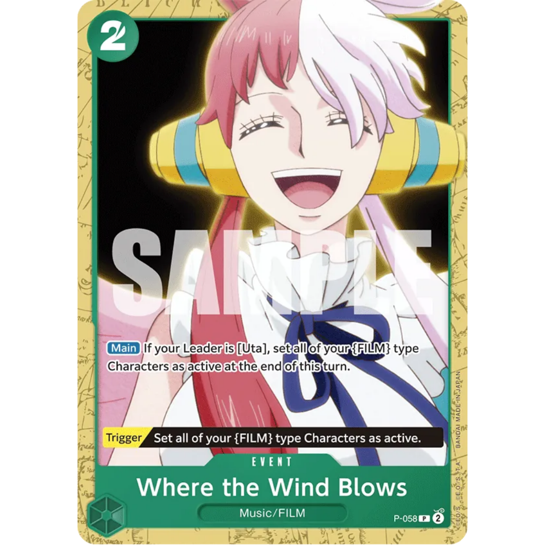 Where the Wind Blows (P-058) - Starter Deck 16: GREEN Uta