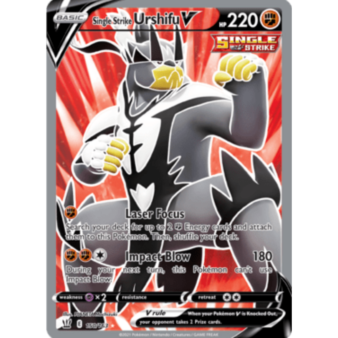 Single Strike Urshifu V (Full Art) 150 - Holofoil SWSH05 Battle Styles - Ultra Rare