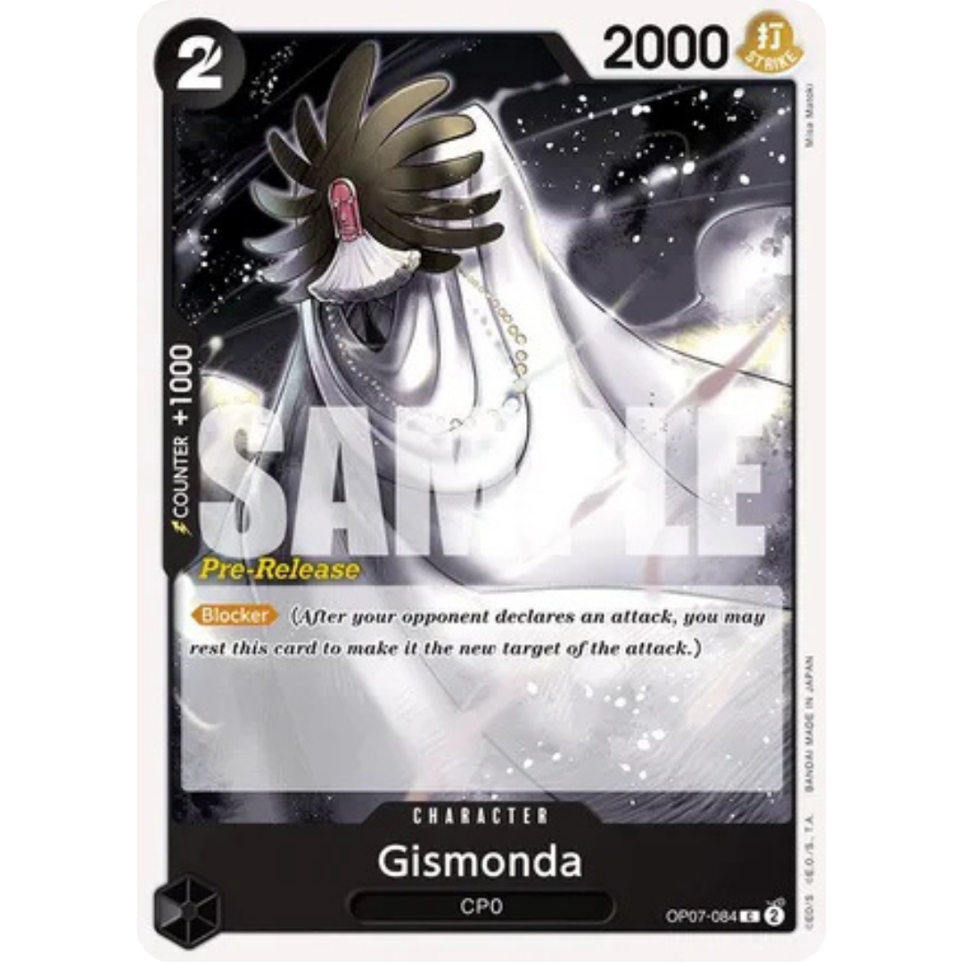 Gismonda (OP07-084) - 500 Years in the Future Pre-Release Cards