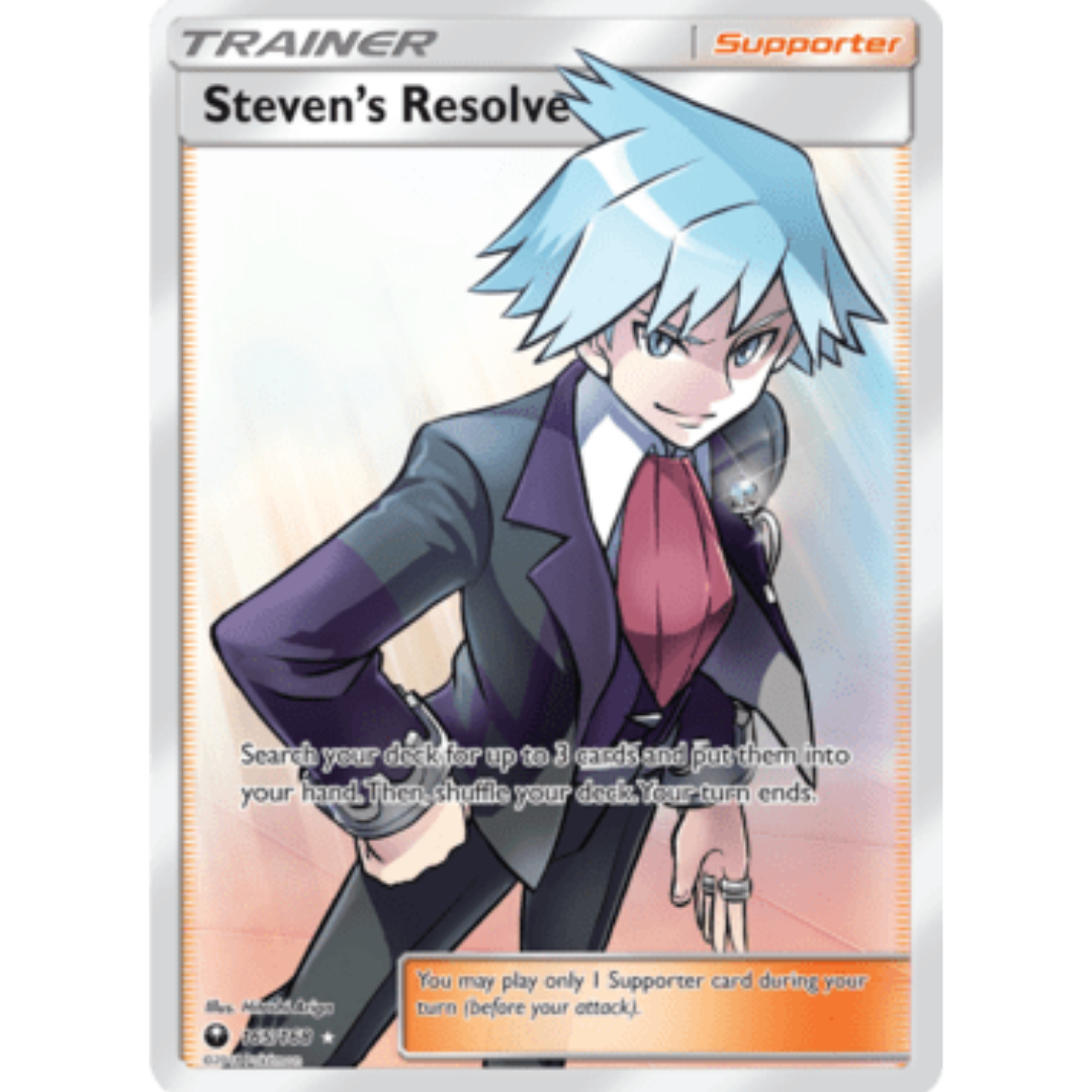 Steven's Resolve (Full Art) - Holofoil SM Celestial Storm - Ultra Rare