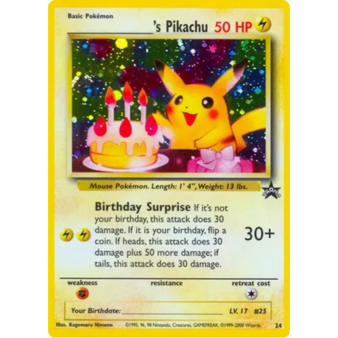 ______'s Pikachu 024/53 - Holofoil WoTC Promo - Promo