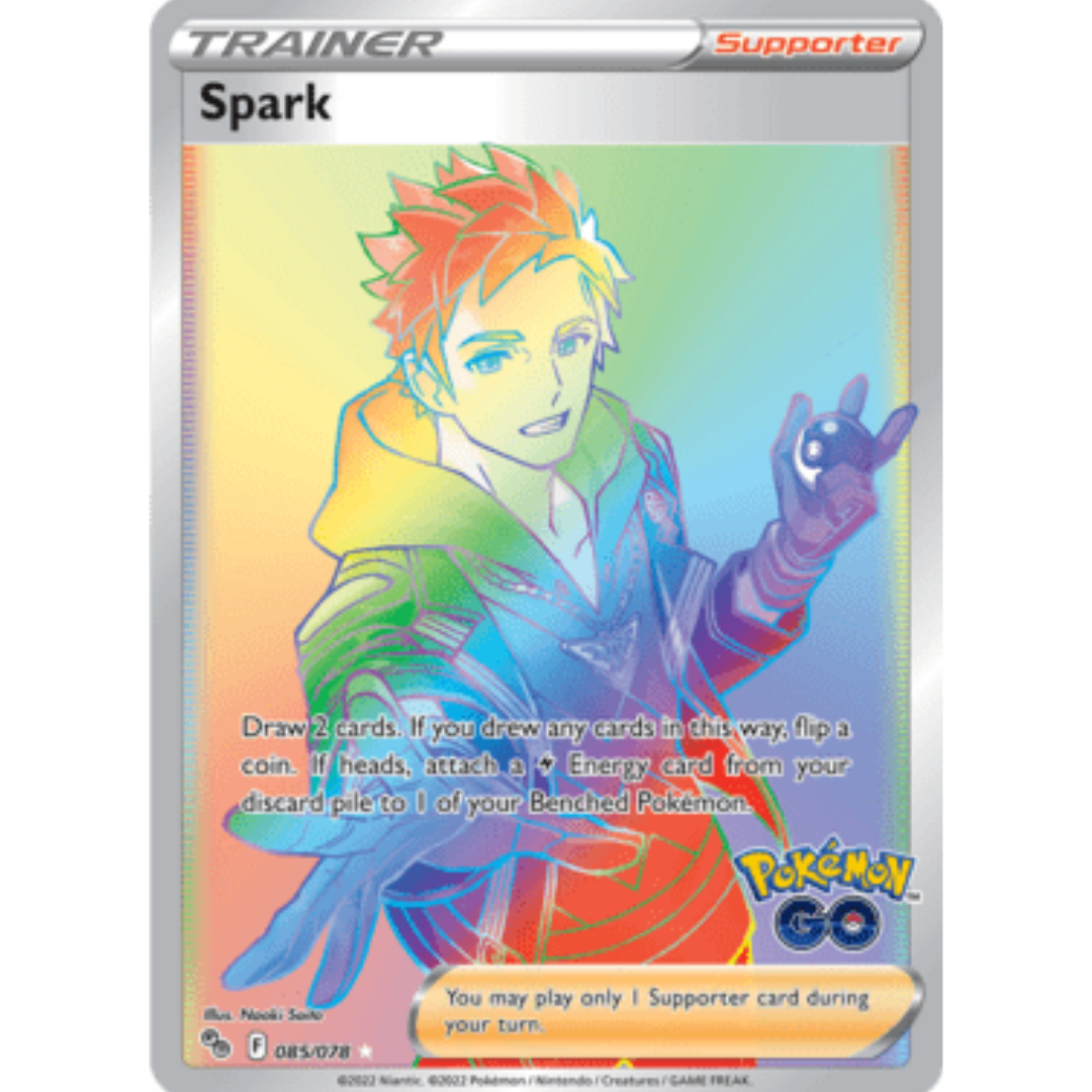 Spark (Secret) 085/078 - Holofoil Pokemon GO - Secret Rare