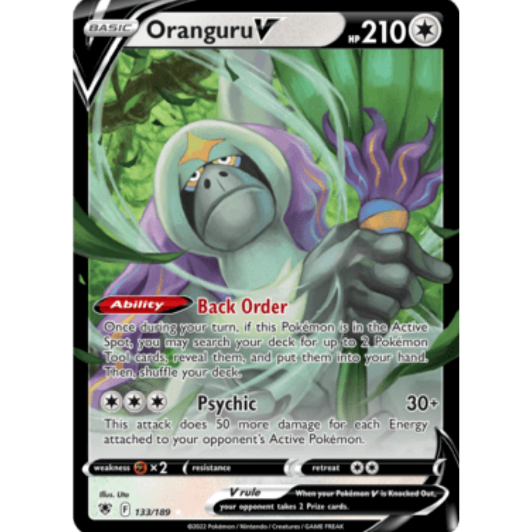 Oranguru V 133 - Holofoil SWSH10 Astral Radiance - Ultra Rare