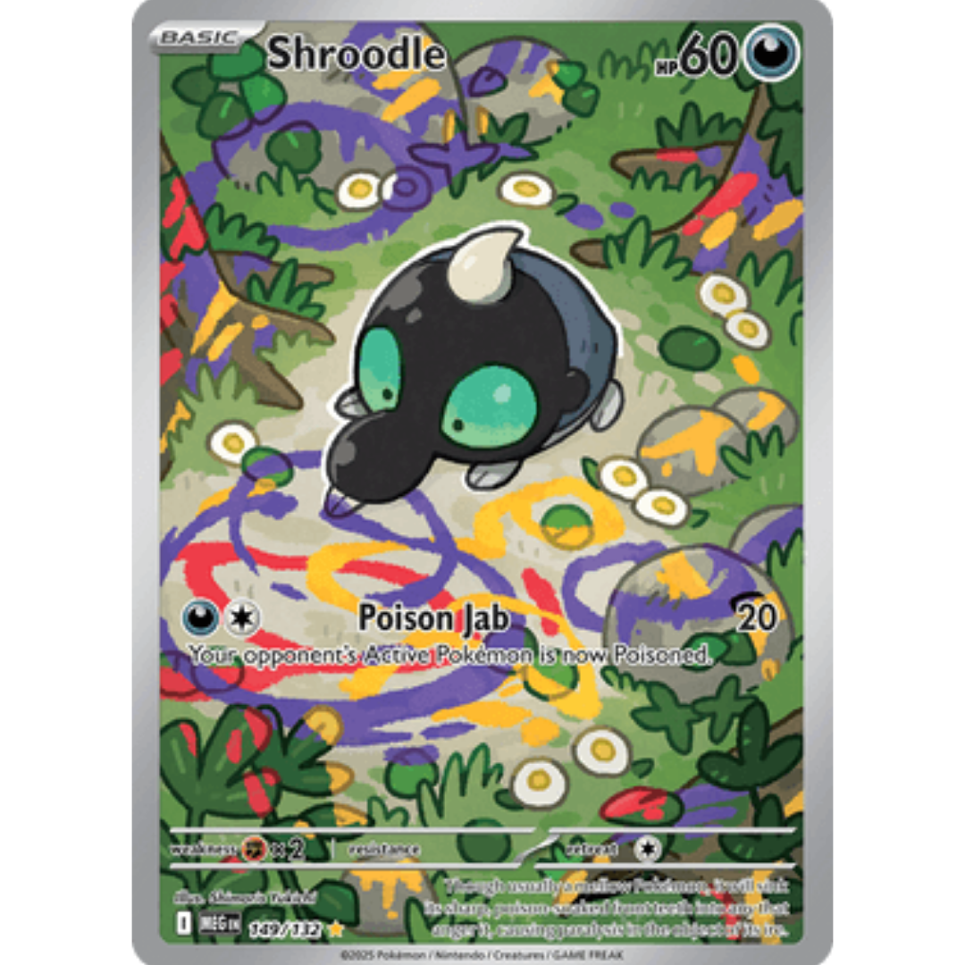 Shroodle 149/132 - Holofoil ME01 Mega Evolution - Illustration Rare