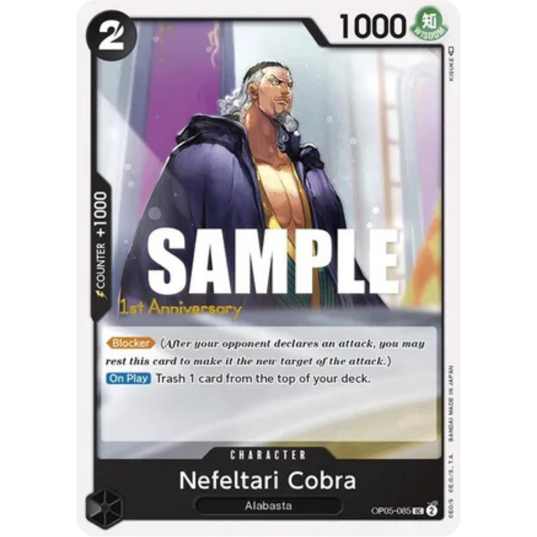 Nefeltari Cobra (OP05-085) - Awakening of the New Era: 1st Anniversary Tournament Cards