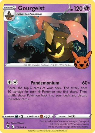 Gourgeist 077 - Holofoil Trick or Trade BOOster Bundle - Promo