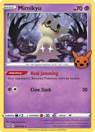 Mimikyu 081 - Holofoil Trick or Trade BOOster Bundle - Promo