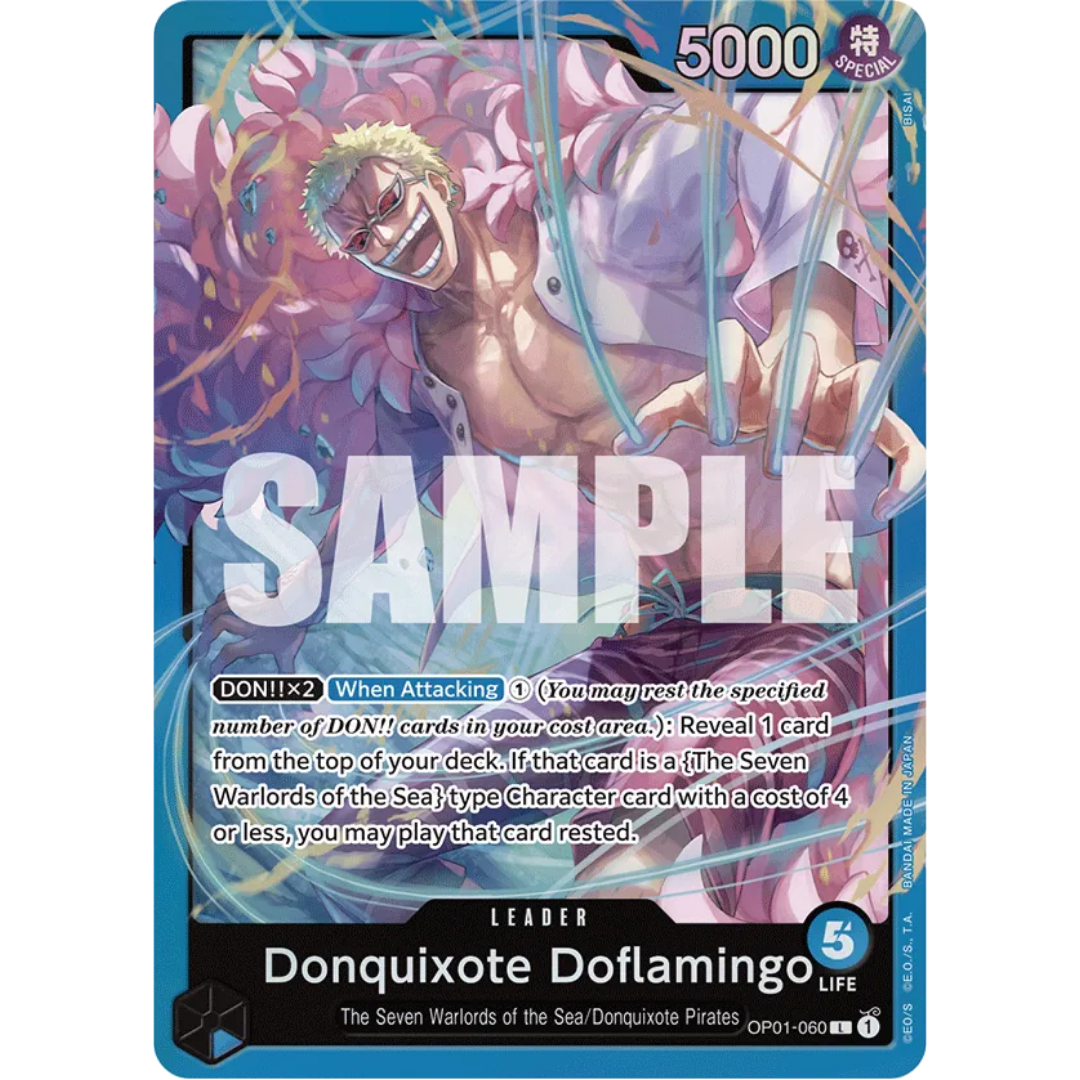 Donquixote Doflamingo (OP01-060) (OP01-060) - Starter Deck 17: BLUE Donquixote Doflamingo Foil