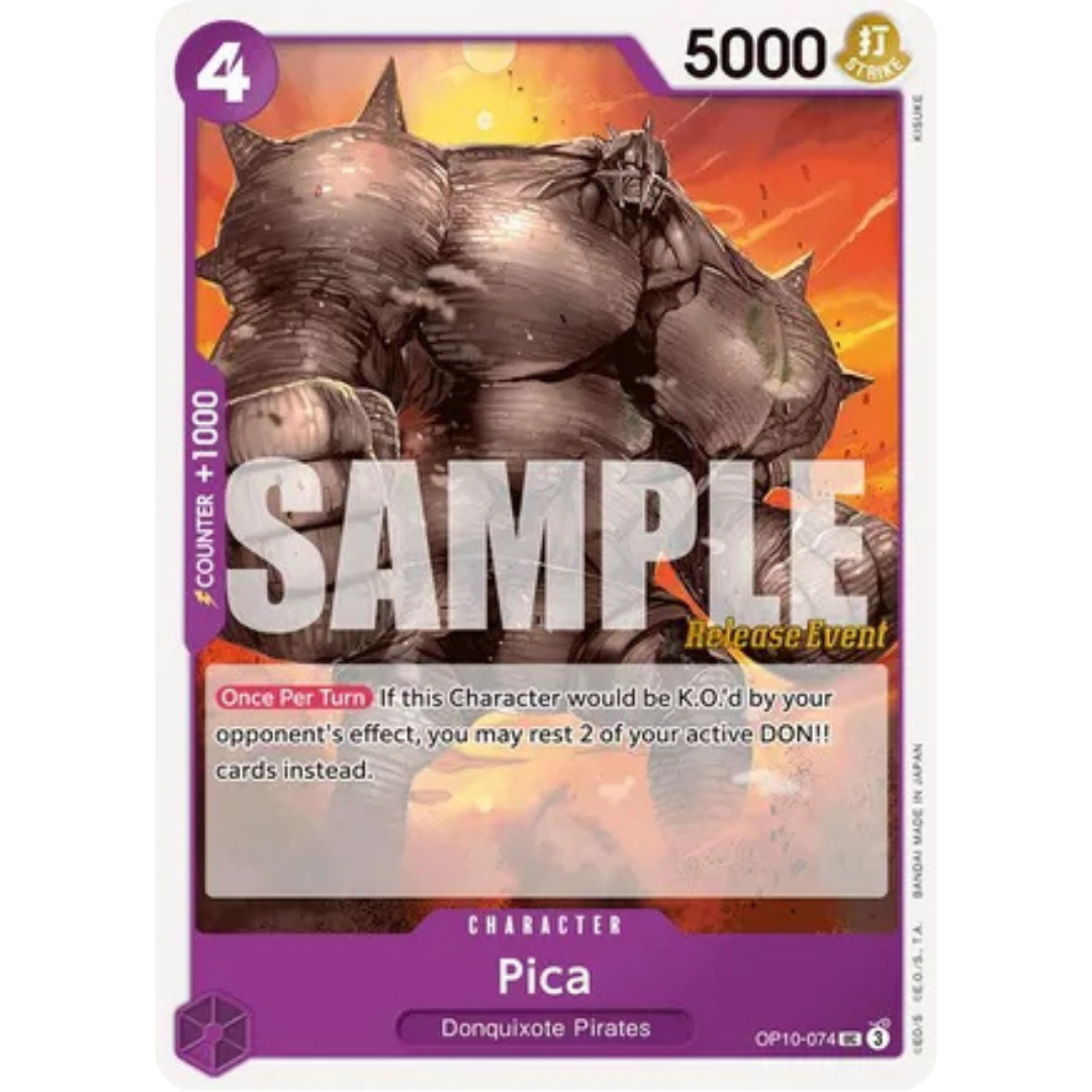 Pica (OP10-074) - Royal Blood Release Event Cards