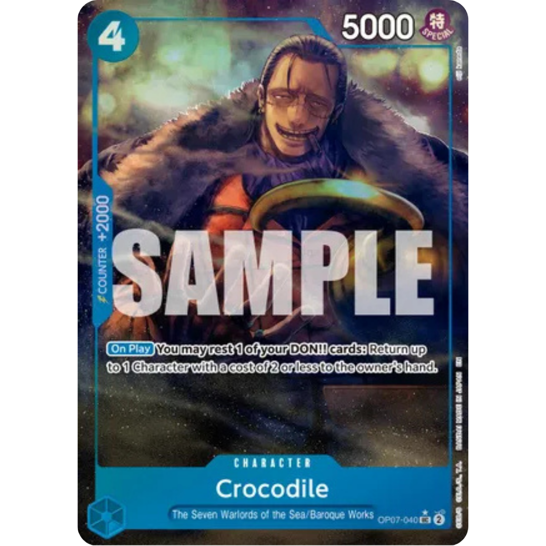 Crocodile - OP07-040 (Alternate Art) (OP07-040) - Premium Booster -The Best- Vol. 2 Foil