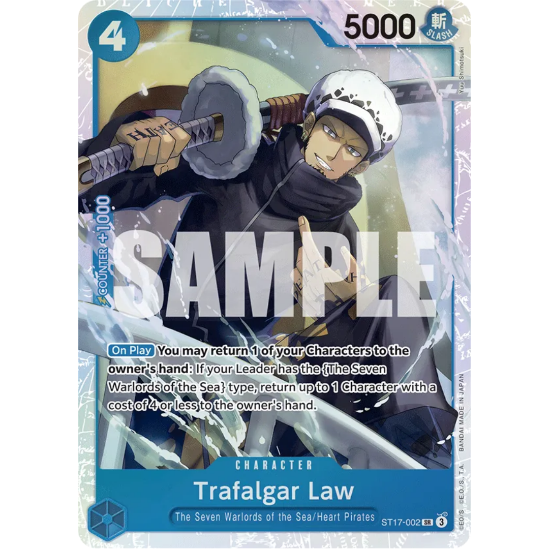 Trafalgar Law (ST17-002) (ST17-002) - Starter Deck 17: BLUE Donquixote Doflamingo Foil