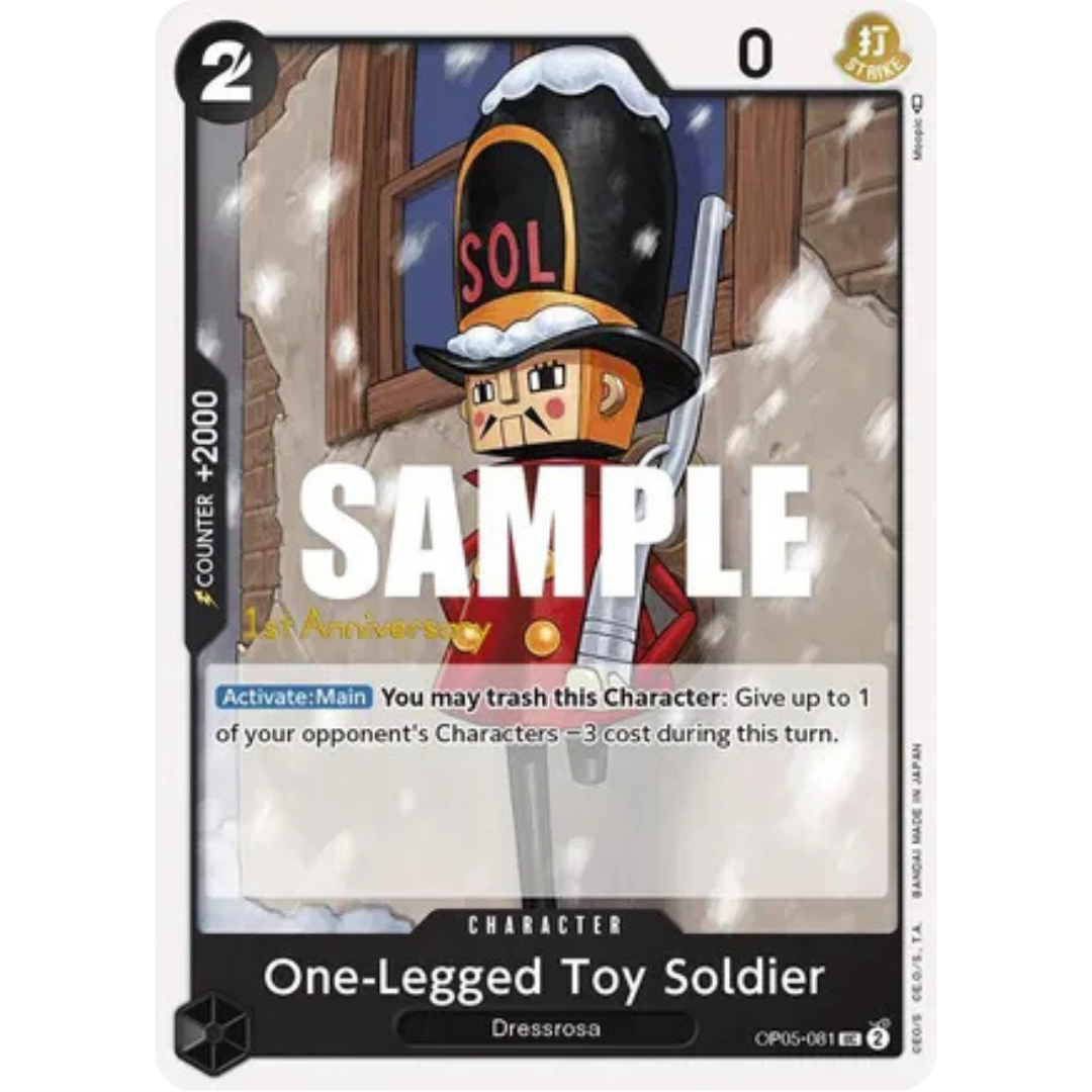 One-Legged Toy Soldier (OP05-081) - Awakening of the New Era: 1st Anniversary Tournament Cards