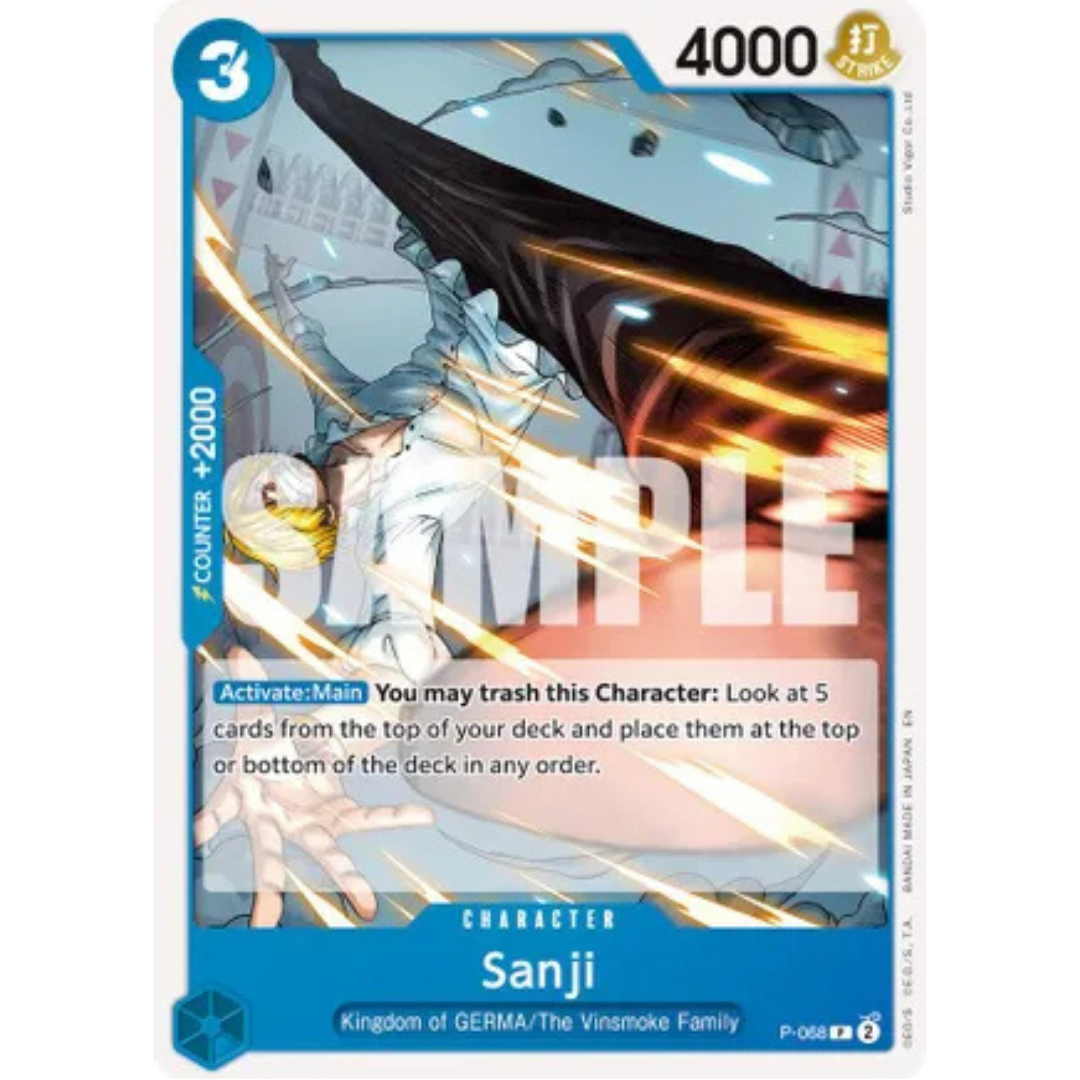 Sanji - P-068 (Reprint) (P-068) - Premium Booster -The Best- Vol. 2