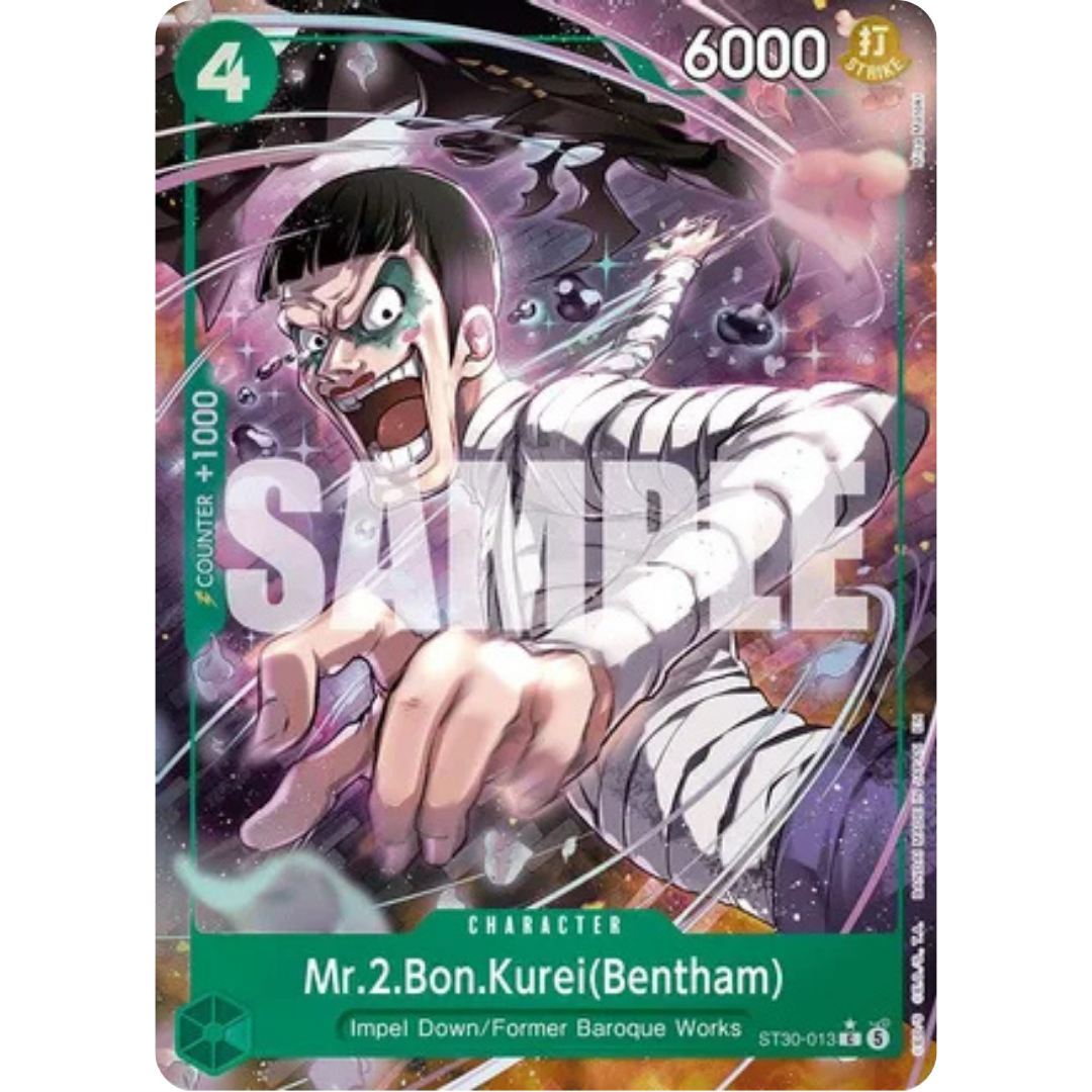 Mr.2.Bon.Kurei(Bentham) (Full Art) (ST30-013) - Starter Deck EX: Luffy & Ace