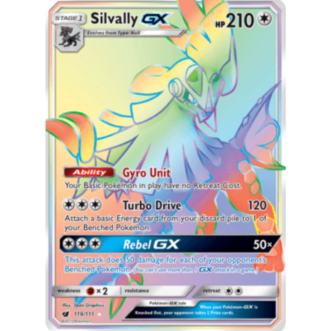 Silvally GX (Secret) - Holofoil SM Crimson Invasion - Secret Rare
