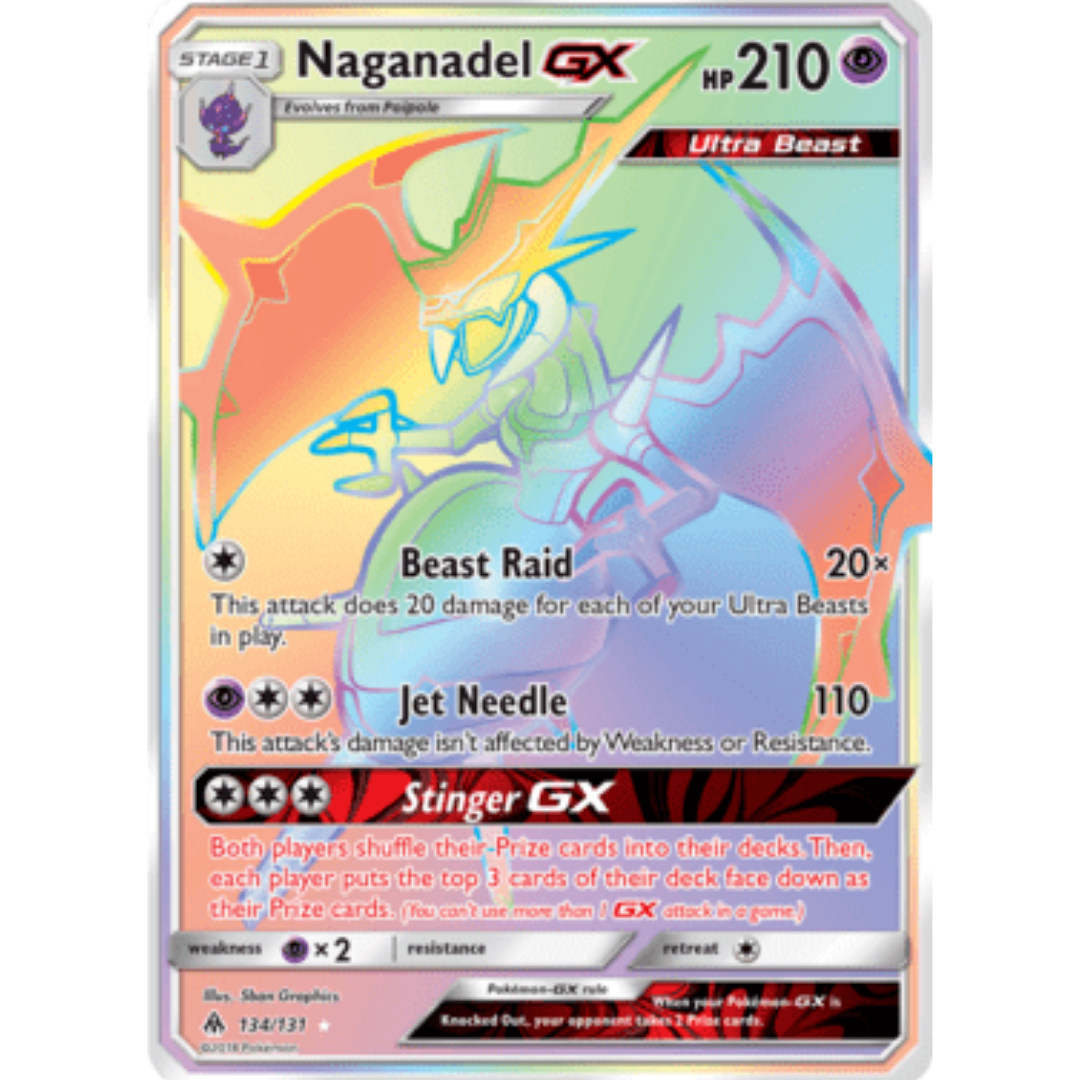 Naganadel GX (Secret) - Holofoil SM Forbidden Light - Secret Rare