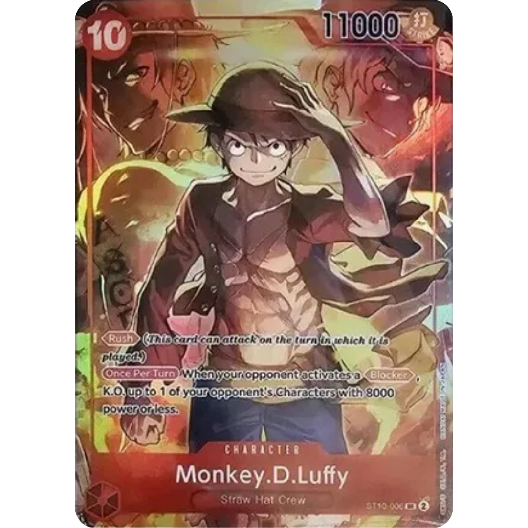 Monkey.D.Luffy (Treasure Booster Set) (ST10-006) - One Piece Promotion Cards Foil