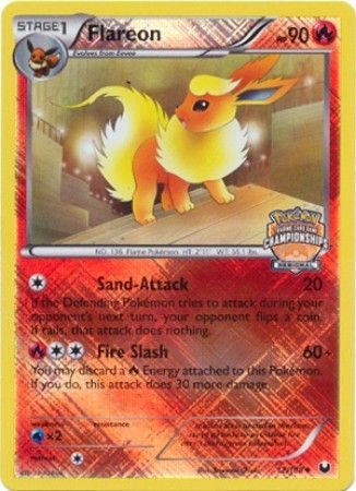Flareon - 12/108 (Regional Championships)/108 - Reverse Holofoil League & Championship Cards - Promo