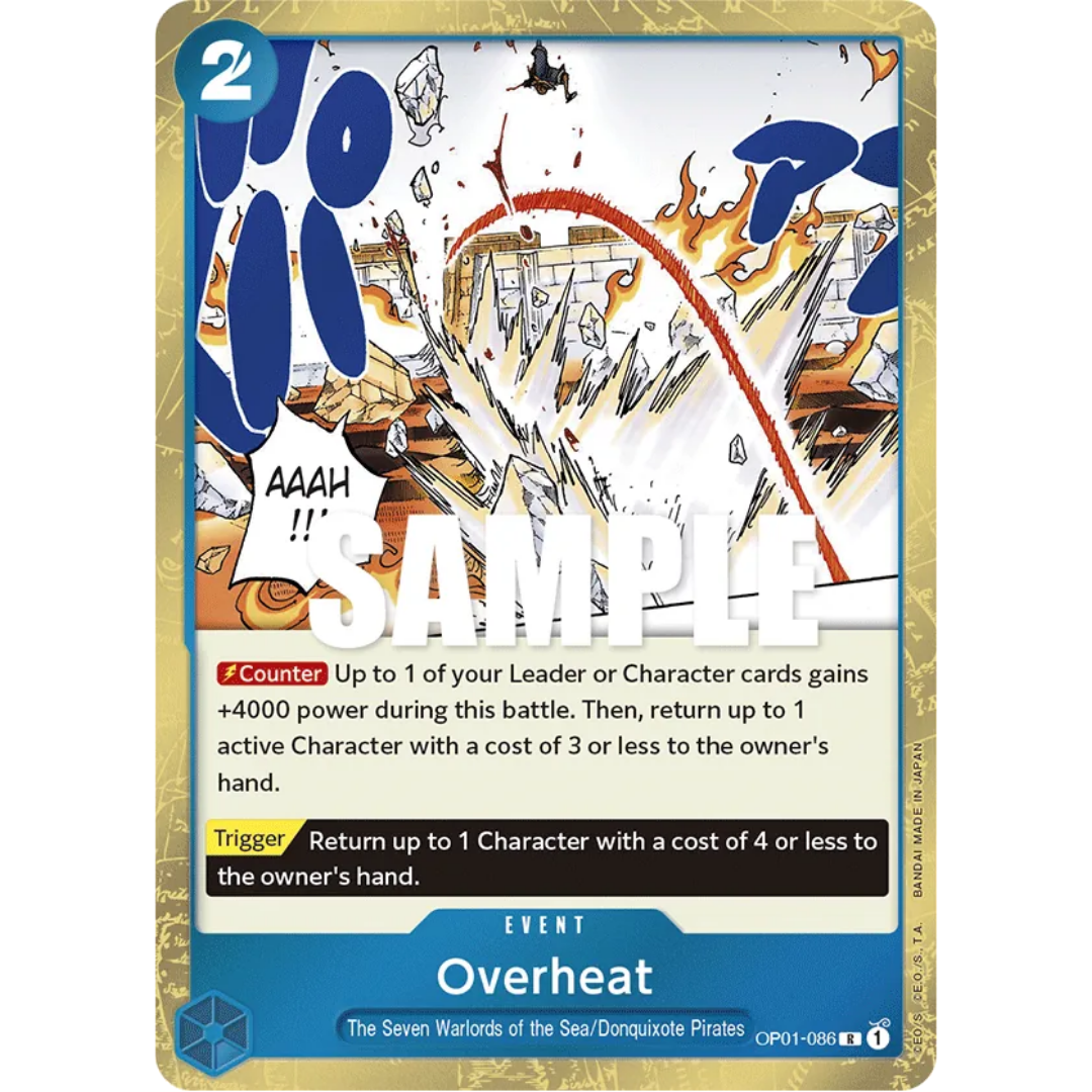 Overheat (OP01-086) - Starter Deck 17: BLUE Donquixote Doflamingo