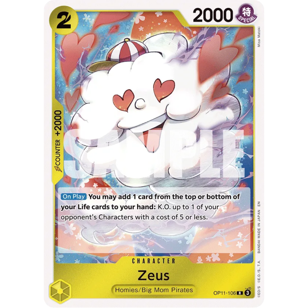 Zeus (OP11-106) - A Fist of Divine Speed Foil