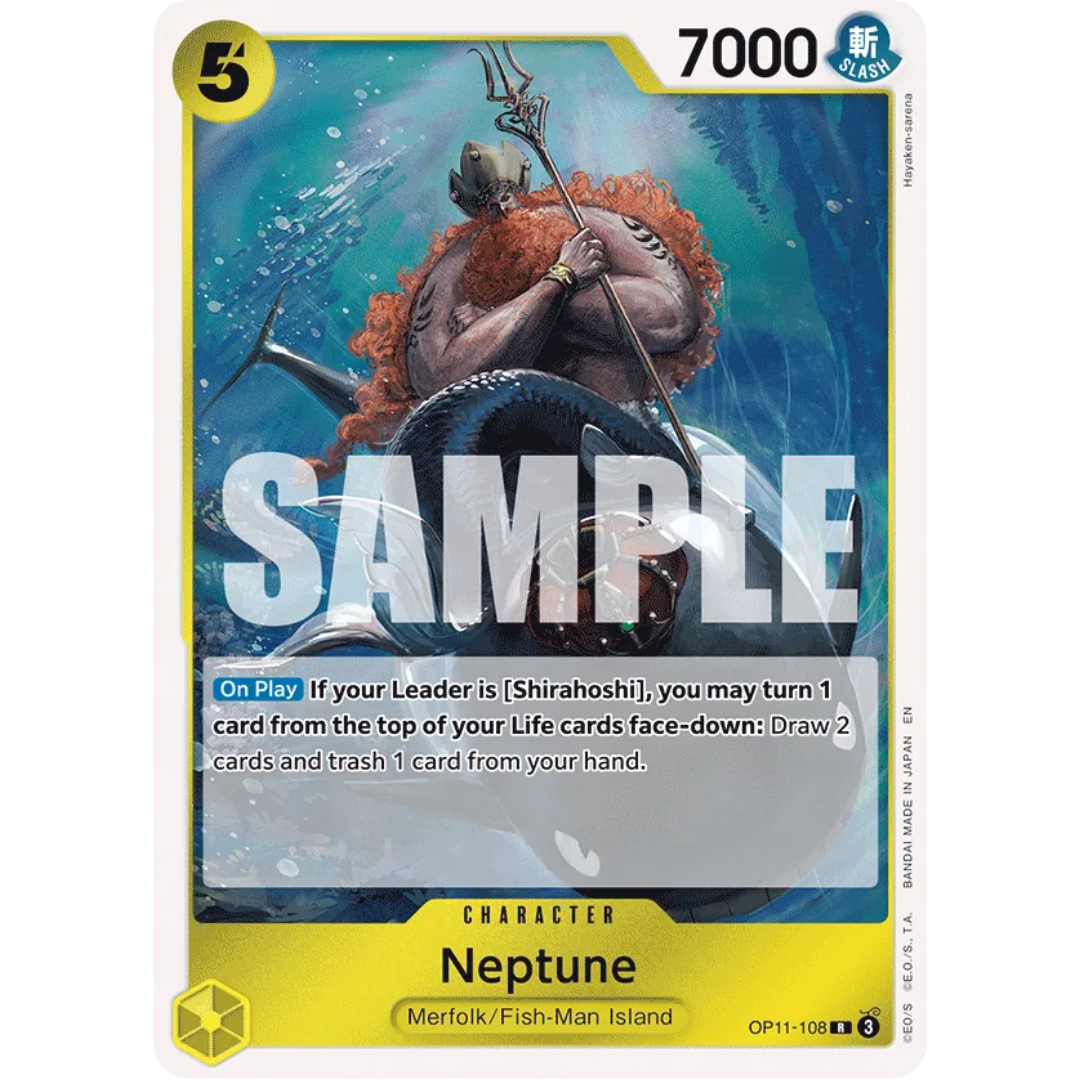 Neptune (OP11-108) - A Fist of Divine Speed Foil